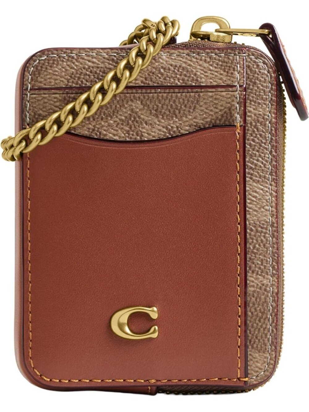 Essential Chain Card Case for Women - Stylish, Compact Wallet with Key Features